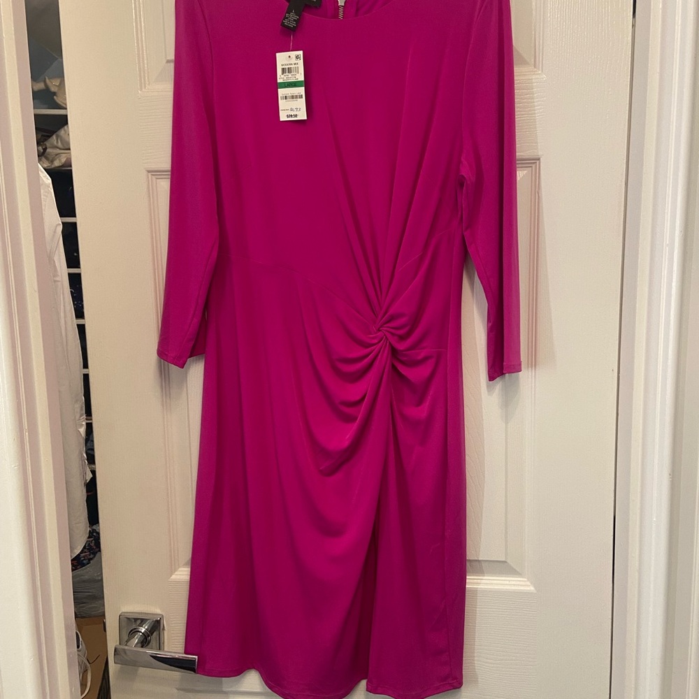 Elegant Fuchsia Dress